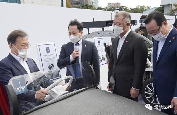 文在寅：“到2025年為止，將在電動汽車、氫燃料電池車等綠色汽車領域投資20萬億韓元”